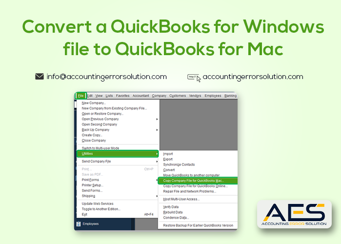 convert quickbooks for windows to quickbooks for mac without quickbooks for windows